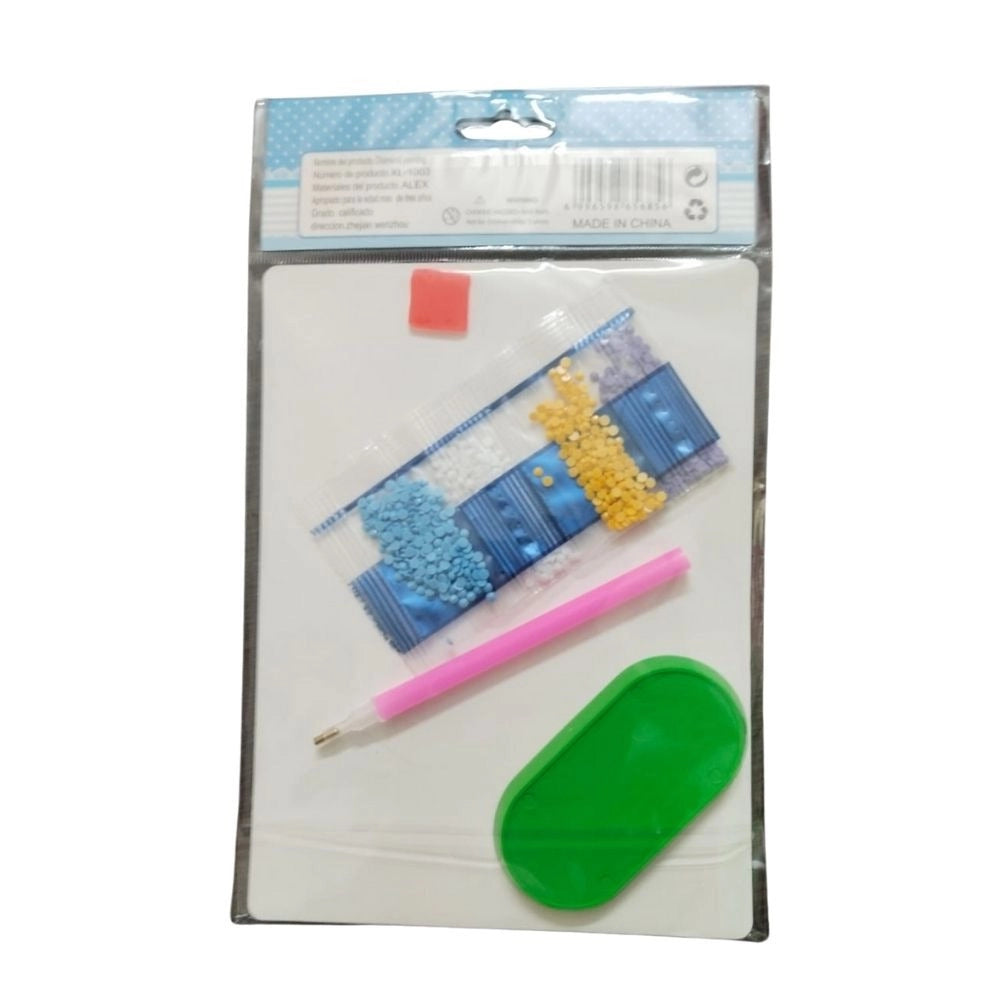 Pack Of_2 Diamond Painting Kit - Dolphin | Cardboard | Stationery | 2+ Years