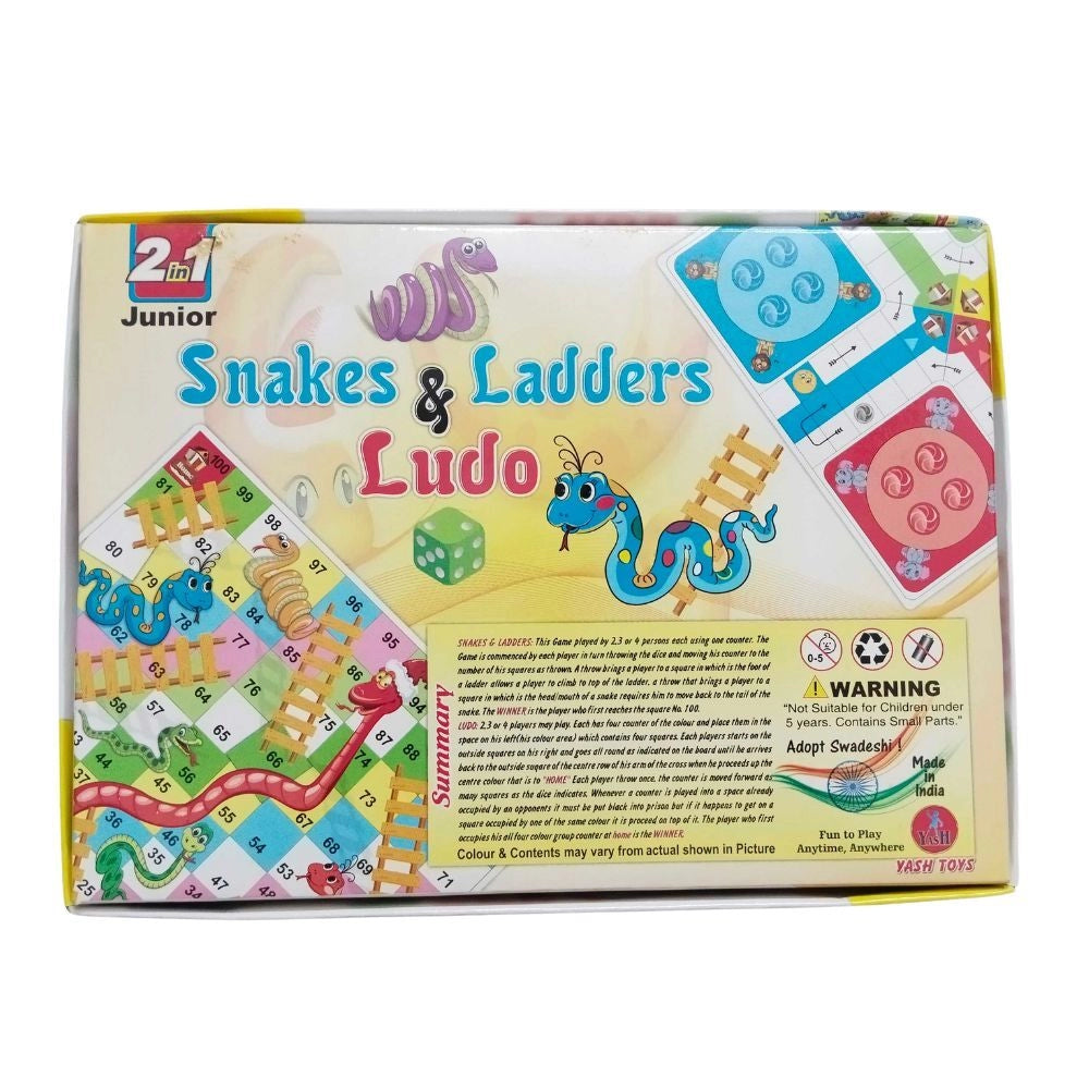 Snakes& Ladders | Cardboard | Educational Toys