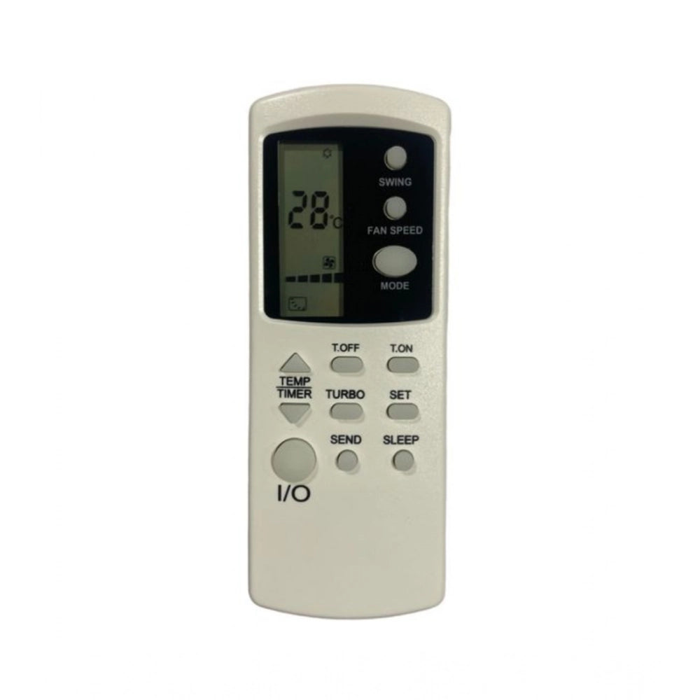Generic AC Remote No.31 No Backlight Haier AC Remote Control (White)