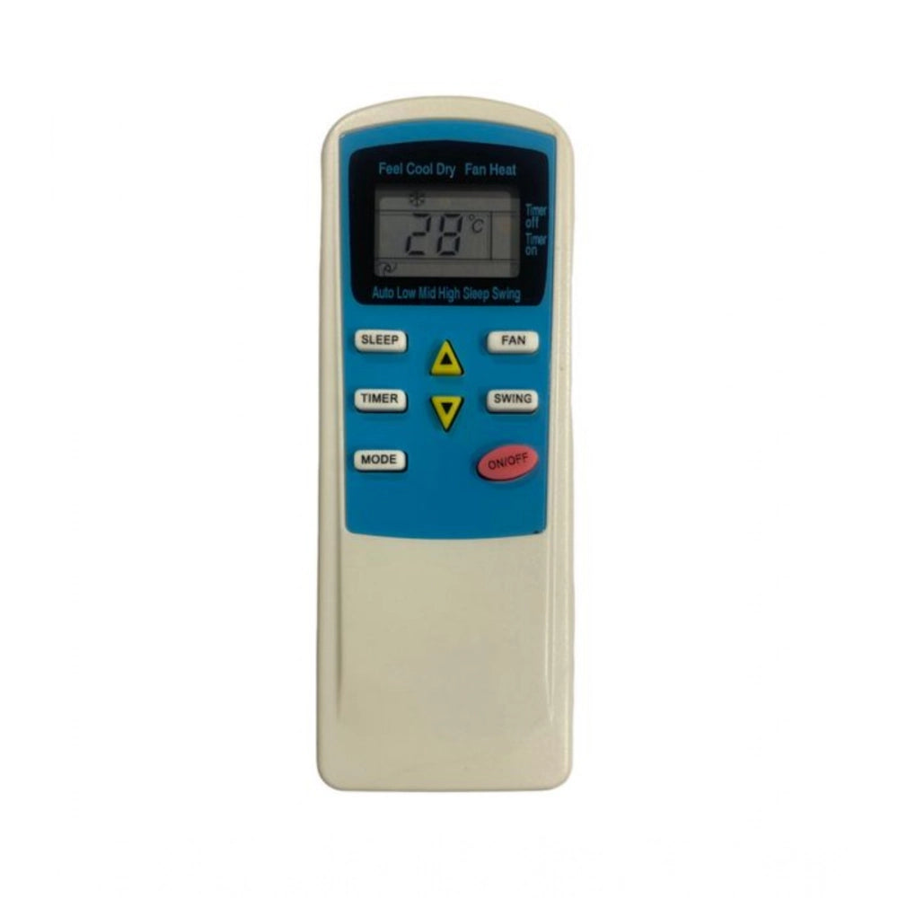 Generic AC Remote No.41 No Backlight Voltas AC Remote Control (White)