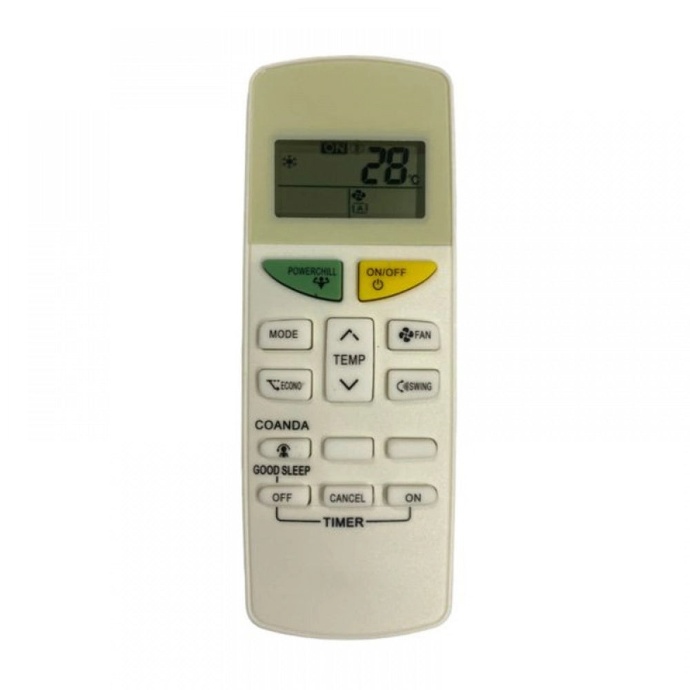 Generic Remote No. 132E (No Backlight), Compatible for Daikin & Daikin Inverter AC Remote Control (Exactly Same Remote Will Only Work)