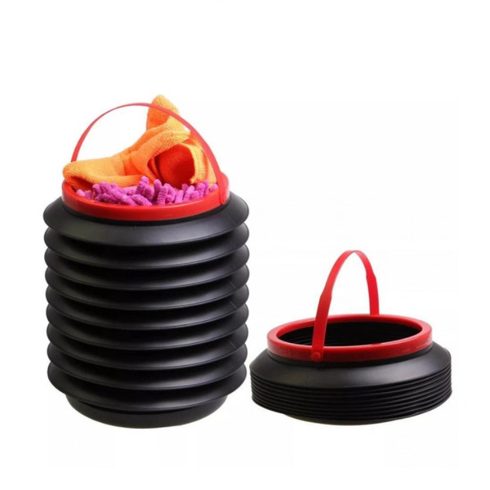 Generic Pack Of 3_Foldable Dustbin – Portable And Space-Saving Trash Container (Color: Assorted )
