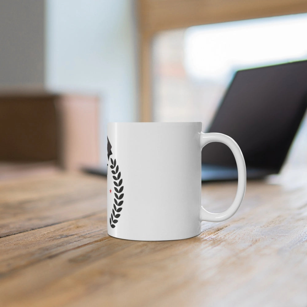 Generic Ceramic 6th Anniversary Printed Coffee Mug (Color: White, Capacity:330ml)