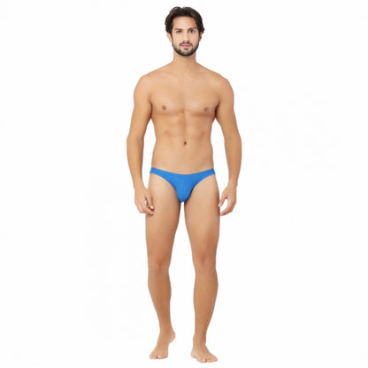 Generic Men's Cotton Spandex Ultra Soft Briefs Underwear (Blue)
