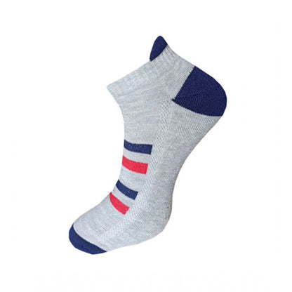 Generic 3_Pair Set Unisex Casual Cotton Printed Ankle Length Socks (Multicolor)