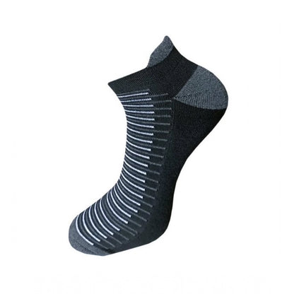 Generic 3_Pair Set Unisex Casual Cotton Striped Ankle Length Socks (Multicolor)