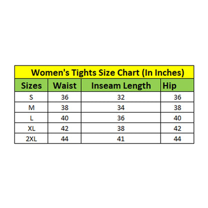 Generic Women's Polyester Solid Ankle Length High-Rise Tights (Black)