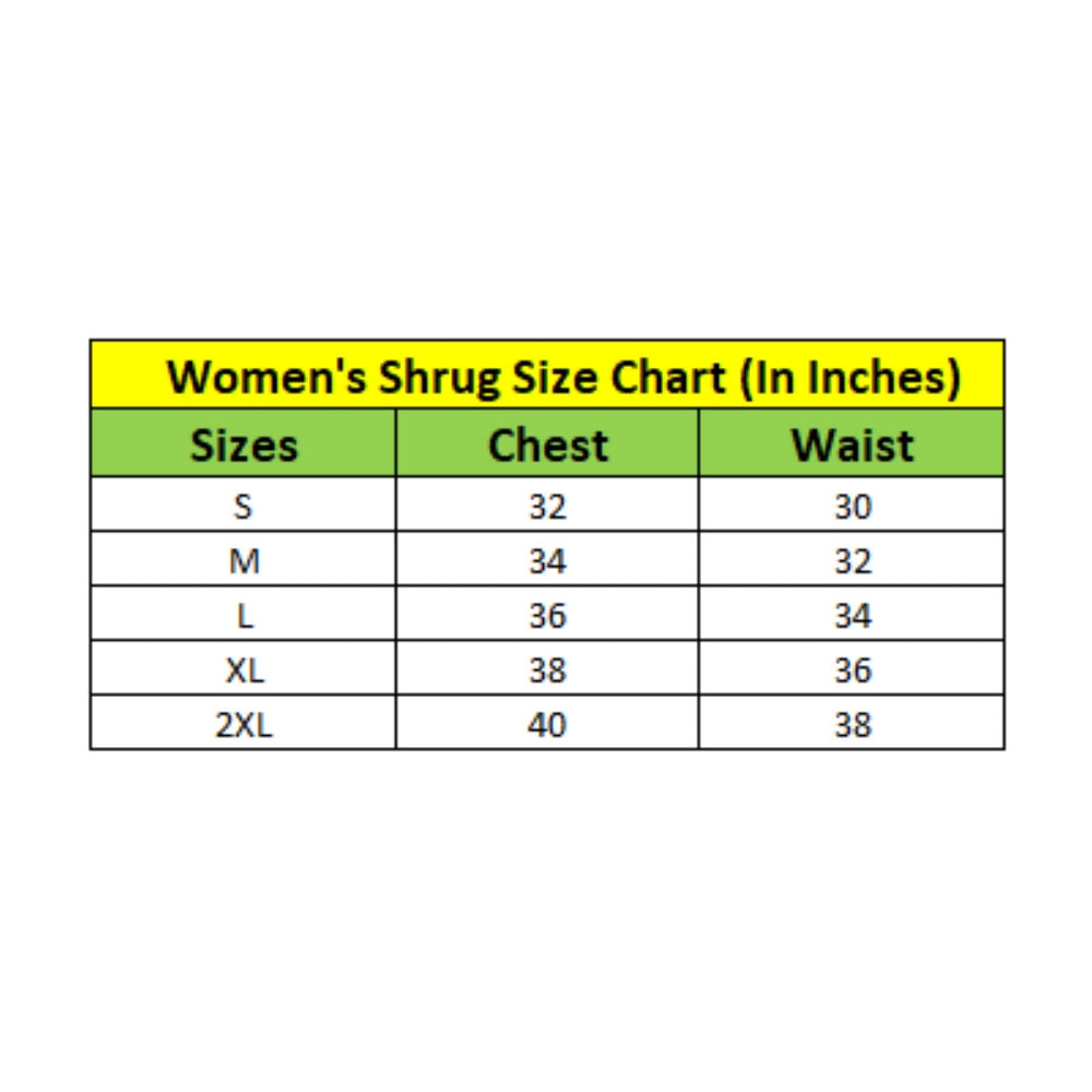 Generic Women's Denim Pleated 3-4th Sleeves Shrug (Blue)