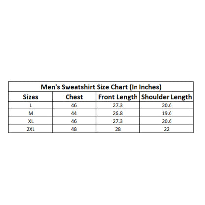 Generic Men's Casual Fleece Solid Round Neck Long Sleeves Sweatshirt (Black)