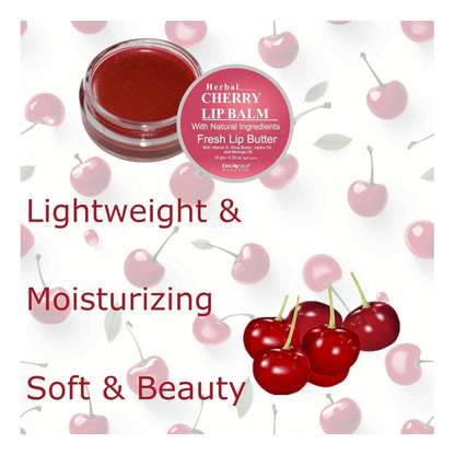 Generic Unisex Herbal Dark And Chapped Lips Cherry Lip Balm (10gm)