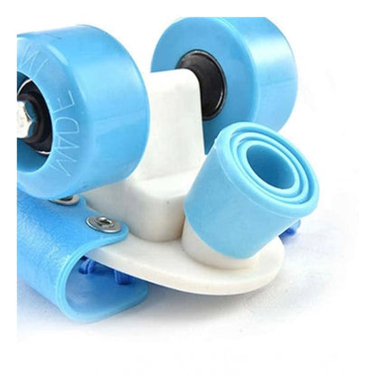 Generic Plastic Roller Adjustable Inline Skating Shoes For Sport (Multicolor )