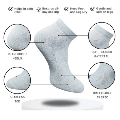 Generic 3_Pair Set Unisex Casual Cotton Printed Low Cut Socks (Multicolor)
