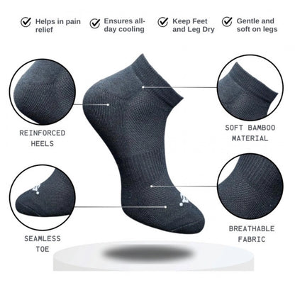 Generic 3_Pair Set Unisex Casual Cotton Printed Low Cut Socks (Multicolor)