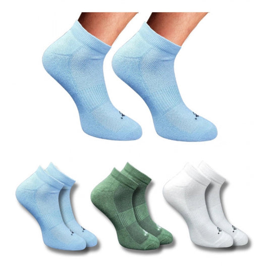 Generic 3_Pair Set Unisex Casual Cotton Printed Low Cut Socks (Multicolor)