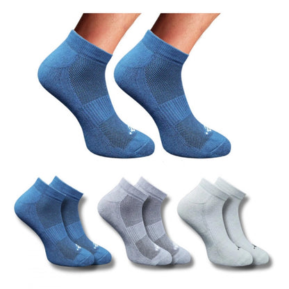Generic 3_Pair Set Unisex Casual Cotton Printed Low Cut Socks (Multicolor)