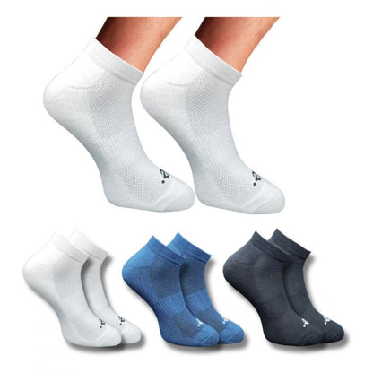Generic 3_Pair Set Unisex Casual Cotton Printed Low Cut Socks (Multicolor)