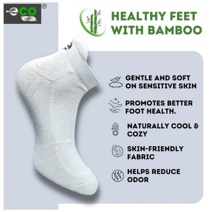 Generic 4_Pair Set Unisex Casual Bamboo Cotton Printed Ankle Length Socks (Multicolor)