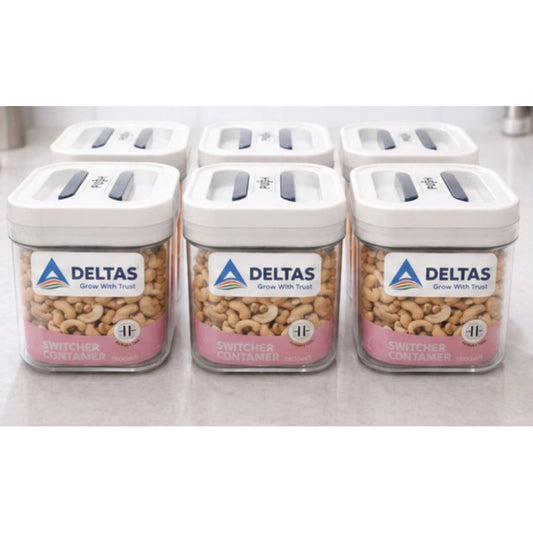 Generic Pack of 6 Switchers Airtight Storage Container Set 500 ML (White)